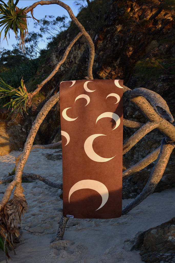 Mat hanging on the branches outside